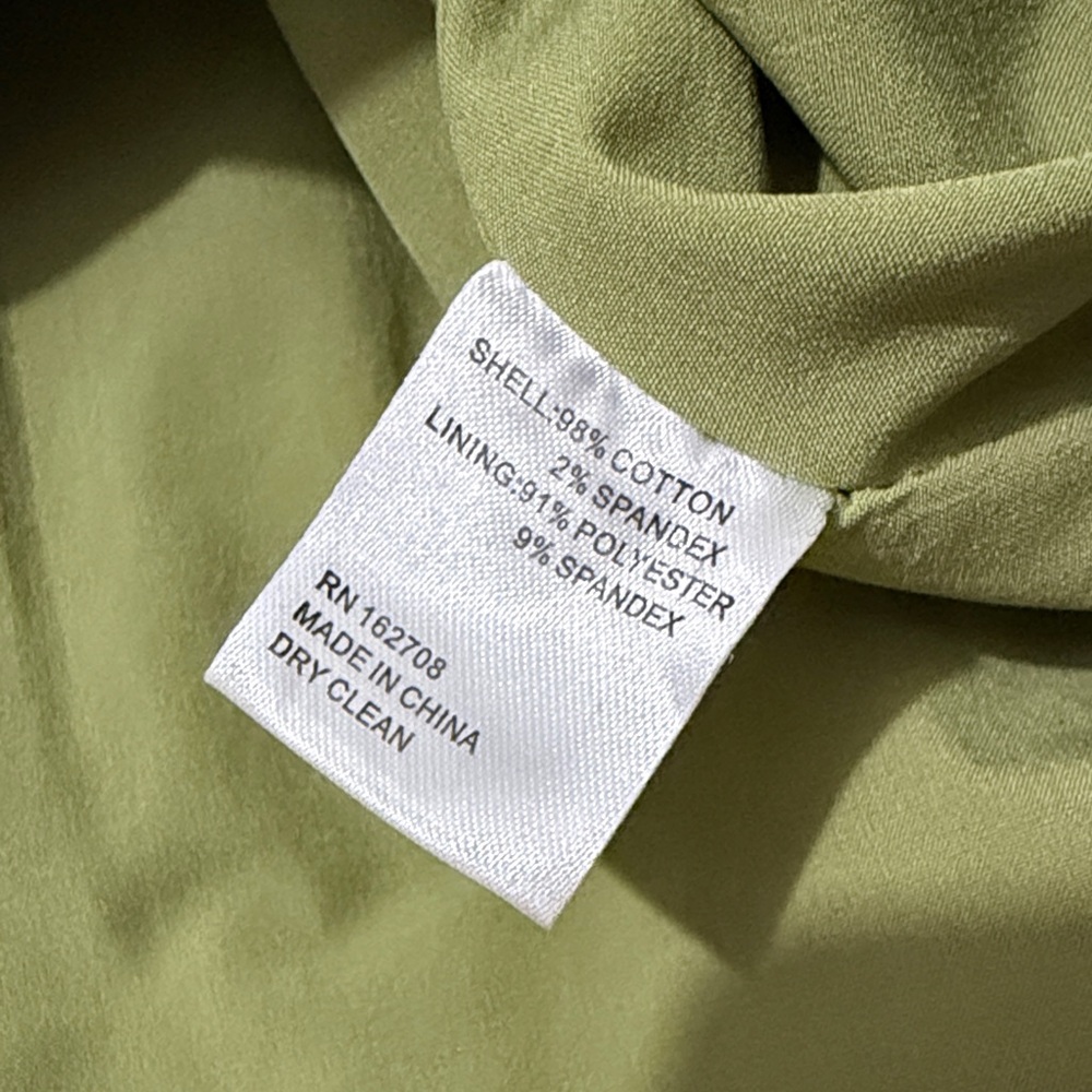 LDT Dax Tie Waist Button Down Sheath Shirt Dress Size 6 - Picture 12 of 12